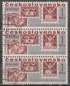 1654 - třípáska - svisle ● - 1967